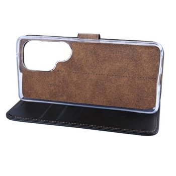 Rixus Flip Book Cover Tasche Schutz-Hülle Case passend für Samsung Galaxy S26 Ultra (S948), schwarz