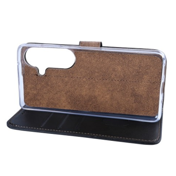 Rixus Flip Book Cover Tasche Schutz-Hülle Case passend für Samsung Galaxy S26 (S942), schwarz