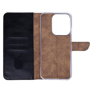 Rixus Flip Book Cover Tasche Schutz-Hülle Case passend für Xiaomi Redmi 15C, schwarz