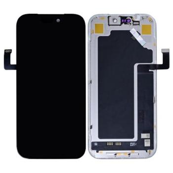 LCD Display (Soft-OLED) + Touchscreen (120Hz) kompatibel mit iPhone 17 Pro (IC Removable), schwarz