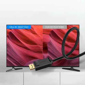 Ugreen DisplayPort - DisplayPort Kabel 2m schwarz (UGR337BLK)