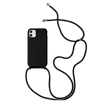 starfix "Kordon" Schnur Tasche Silikon Schutz-Hülle Cover Case S-Case für Samsung A105F Galaxy A10, schwarz