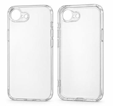 starfix Air Silikon-Hülle passend für Apple iPhone 16e, 17e transparent