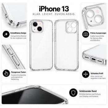 starfix Air Silikon-Hülle passend für Apple iPhone 13, transparent