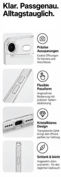 starfix Air Silikon-Tasche passend für Apple iPhone 17 Air, transparent