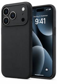 starfix Air Silikon-Hülle passend für Apple iPhone 17 Pro, schwarz