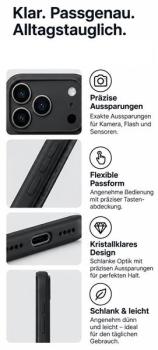 starfix Air Silikon-Hülle passend für Apple iPhone 18 Pro Max, schwarz
