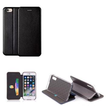 starfix Leder Flip-Tasche Schutz-Hülle für iPhone 11 Pro Max schwarz