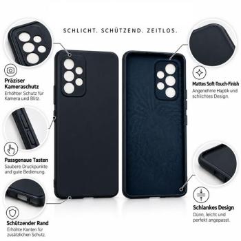 starfix Air Silikon-Hülle passend für Samsung Galaxy A53 5G, schwarz