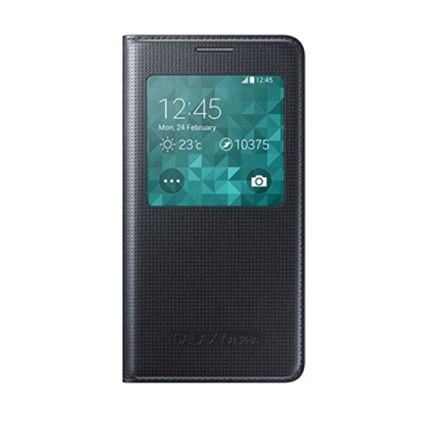 Cover S-View EF-CG850BB für Galaxy Alpha schwarz Cover S-View EF-CG850BB für Galaxy Alpha schwarz