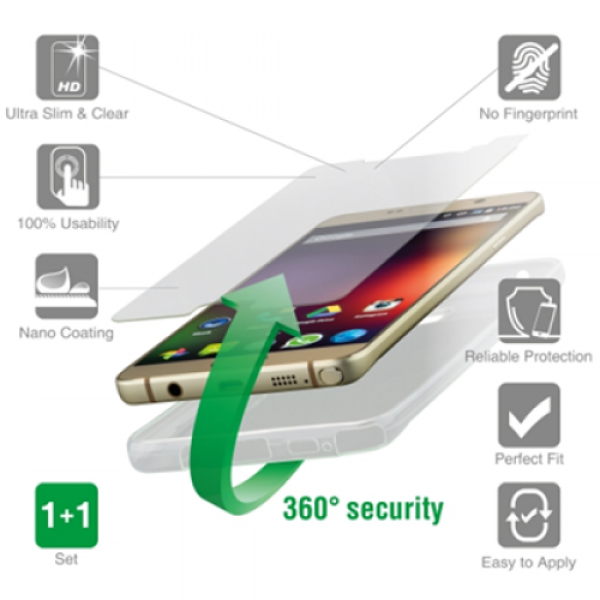 4smarts Second Glass 360° Protection (vorne + hinten) für LG G5 transparent 4smarts Second Glass 360° Protection (vorne + hinten) für LG G5 transparent
