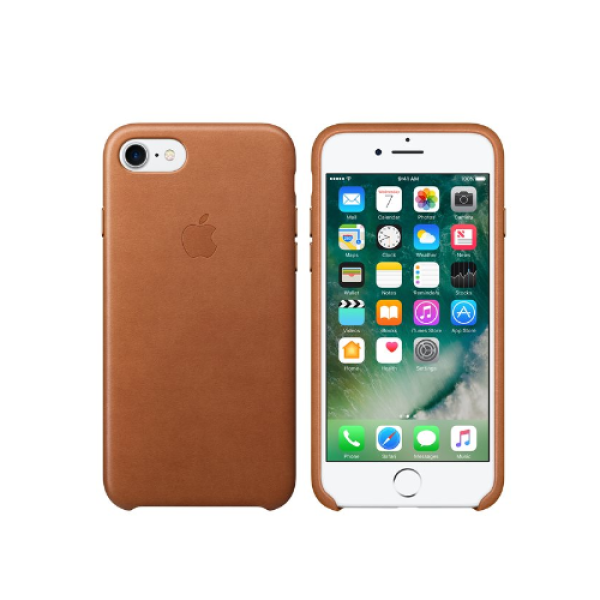 Leder Case für iPhone 8/7 sattelbraun (MQH72ZM/A) Leder Case für iPhone 8/7 sattelbraun (MQH72ZM/A)