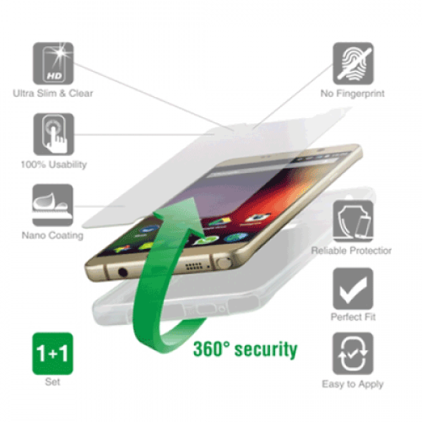 4smarts Second Glass 360° Protection Cover (vorne + hinten) für Samsung Galaxy J7 (2017) transparent 4smarts Second Glass 360° Protection Cover (vorne + hinten) für Samsung Galaxy J7 (2017) transparent