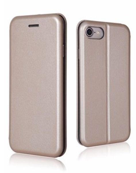 starfix Flip Wallet Tasche Schutz-Hülle Cover für Samsung A8 (2018) mit Kartenfach Gold