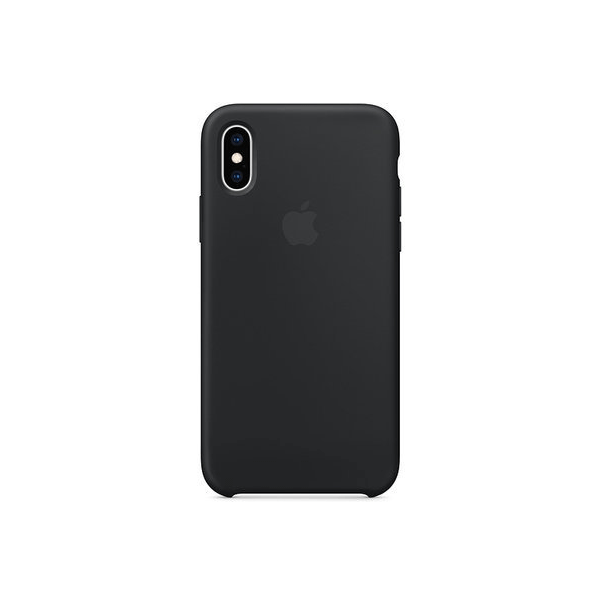 Apple Silikon Case für iPhone Xs Max schwarz (MRWE2ZM/A)