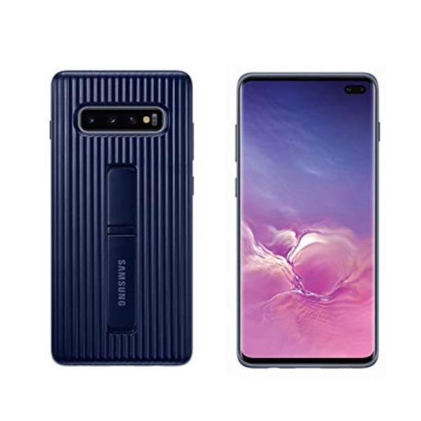 Samsung EF-RG975CB Protective Standing Cover für Galaxy S10+ schwarz