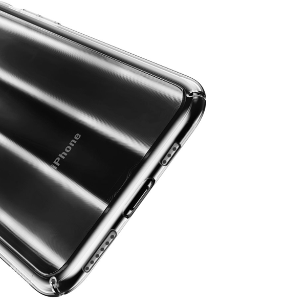 Baseus Aurora – Farbverlauf - Silikon-Tasche Schutz-Hülle Cover für iPhone XS / X schwarz
