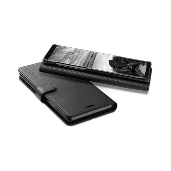 Spigen Wallet S Flip-Tasche Wallet Case Schutz-Hülle für Samsung Galaxy Note 9 N960 schwarz
