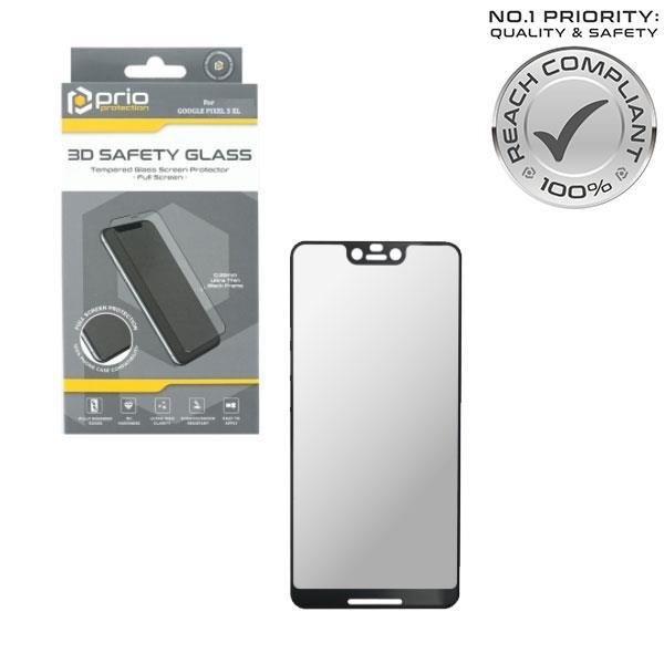 Prio Protection 3D Schutzglas für Google Pixel 3 XL, schwarz Prio Protection 3D Schutzglas für Google Pixel 3 XL, schwarz