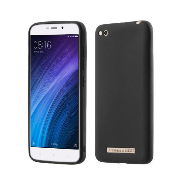 starfix Ultra Slim Matt Silikon-Tasche Schutz-Hülle Cover für Xiaomi Redmi 4A schwarz