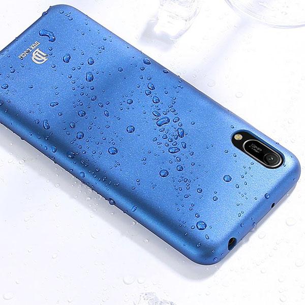 DUX DUCIS Skin Lite PU Leder Cover - Schutzhülle für Huawei Y6 2019 schwarz