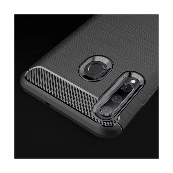 starfix Carbon Flexibel Silikon Cover Tasche Schutz-Hülle für Huawei Honor 20 Lite schwarz