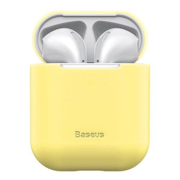 Baseus Silikon Tasche für Airpods 1. und 2. Generation gelb