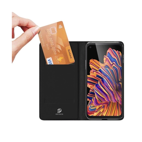 Dux Ducis Flip Tasche Skin Pro Series für Samsung Galaxy XCover Pro schwarz