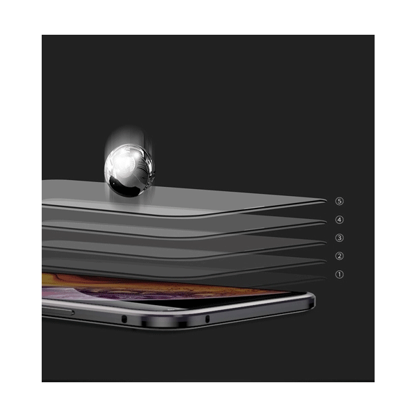 Wozinsky Premium Magnet 360° Outdoor Cover für iPhone 11 Pro - Metall Rahmen schwarz