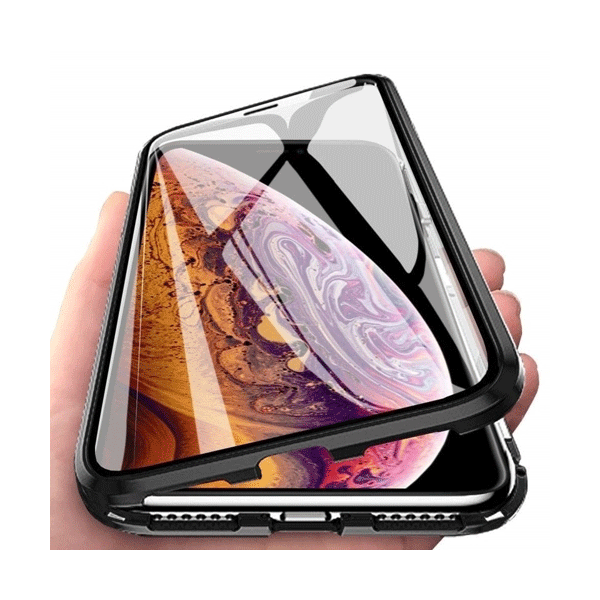 Wozinsky Premium Magnet 360° Outdoor Cover für iPhone 11 Pro - Metall Rahmen schwarz