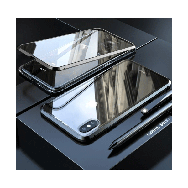 Wozinsky Premium Magnet 360° Outdoor Cover für iPhone 11 Pro - Metall Rahmen schwarz