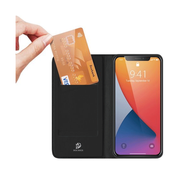 DUX DUCIS Skin Pro Flip Tasche für Apple iPhone 12 mini schwarz
