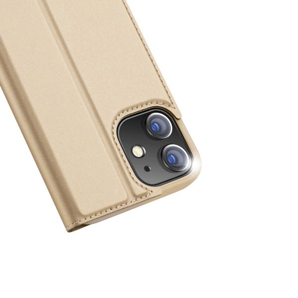 DUX DUCIS Skin Pro Flip Tasche für Apple iPhone 12/12 Pro gold