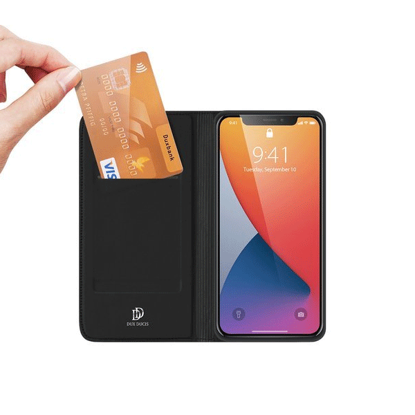 DUX DUCIS Skin Pro Flip Tasche für Apple iPhone 12/12 Pro schwarz