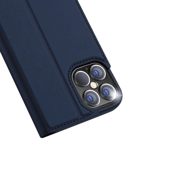 DUX DUCIS Skin Pro Flip Tasche für Apple iPhone 12 Pro Max blau