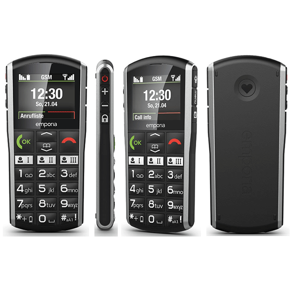 Emporia Simplicity V27 4G Großtastenhandy schwarz