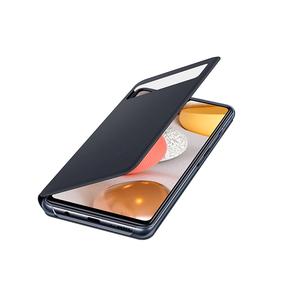 Samsung S-View Wallet Cover für Galaxy A42 5G schwarz (EF-EA426PBEGEW)