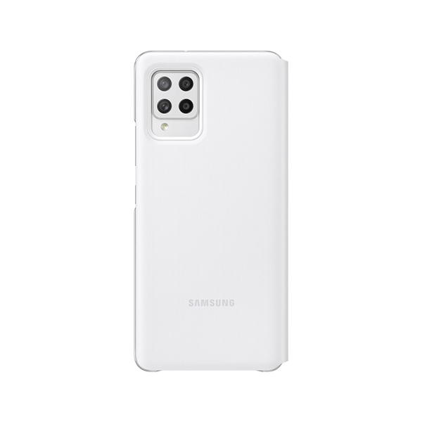 Samsung S-View Wallet Cover für Galaxy A42 5G weiß (EF-EA426PWEGEW)