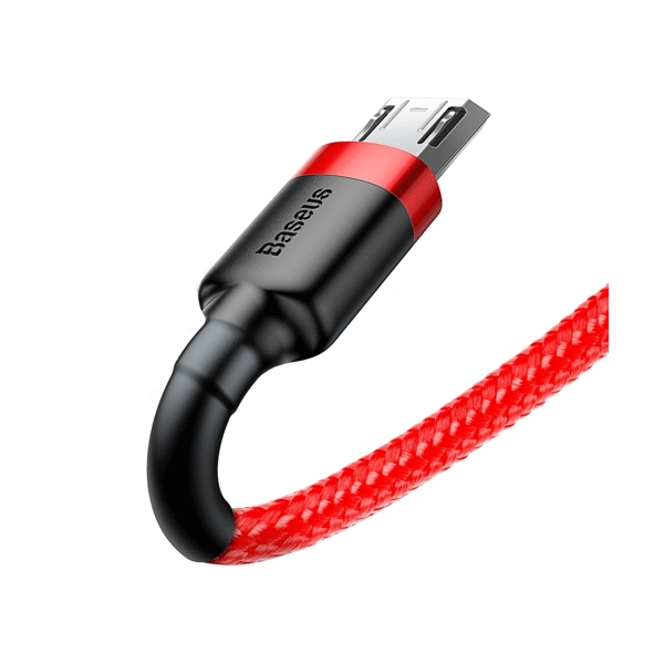 Baseus USB / Micro-USB Datenkabel/Ladekabel, Nylon Geflochten QC3.0, 2.4A rot (1M) Baseus USB / Micro-USB Datenkabel/Ladekabel, Nylon Geflochten QC3.0, 2.4A rot (1M)