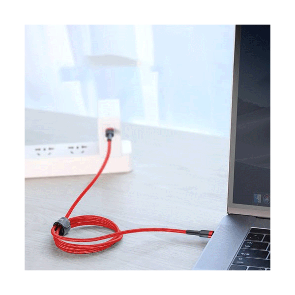 Baseus USB-C auf USB-C Datenkabel / Ladekabel schwarz / rot (1m) Baseus USB-C auf USB-C Datenkabel / Ladekabel schwarz / rot (1m)