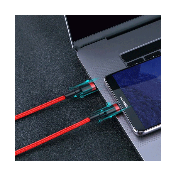 Baseus USB-C auf USB-C Datenkabel / Ladekabel schwarz / rot (1m) Baseus USB-C auf USB-C Datenkabel / Ladekabel schwarz / rot (1m)