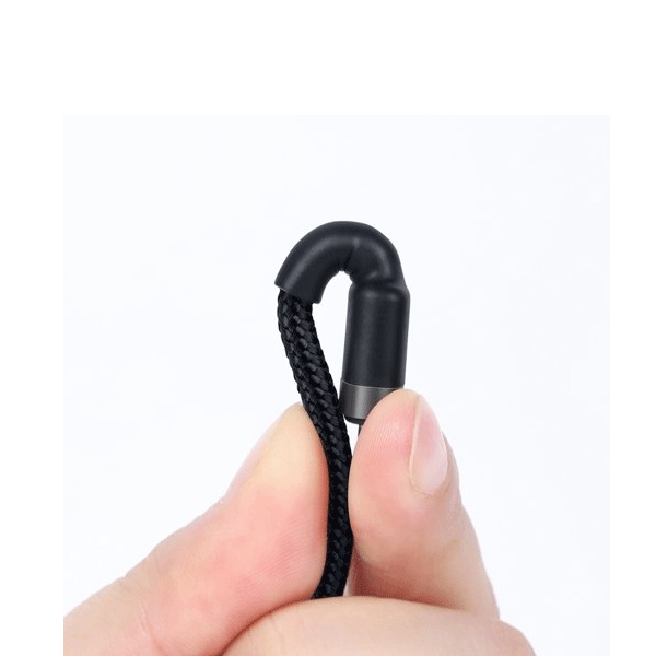 Baseus Cafule Cable durabel Kabel mit Nylon geflochtenes Ladekabel USB-C PD / USB-C - PD PD2.0 60W 20V 3A QC3.0 - schwarz-grau (1M)