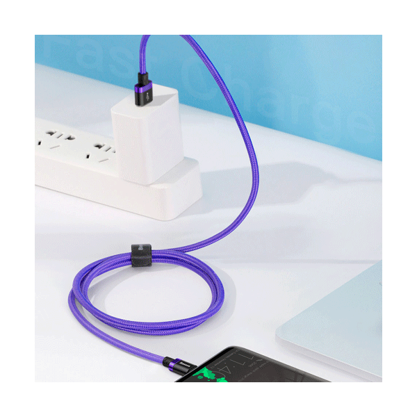 Baseus USB / USB-C Ladekabel/Datenkabel Nylon geflochten SuperCharge - 40W 3.0 QC3.0 - schwarz (2M) Baseus USB / USB-C Ladekabel/Datenkabel Nylon geflochten SuperCharge - 40W 3.0 QC3.0 - schwarz (2M)