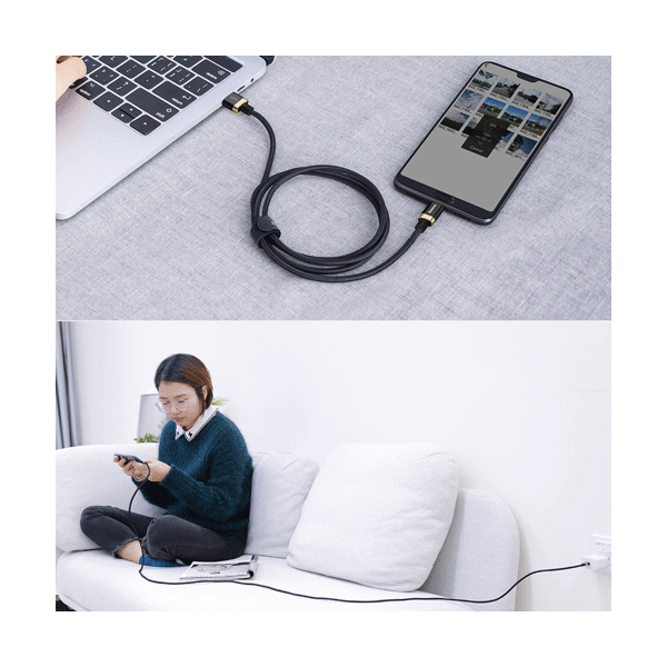 Baseus USB / USB-C Ladekabel/Datenkabel Nylon geflochten SuperCharge - 40W 3.0 QC3.0 - schwarz (2M) Baseus USB / USB-C Ladekabel/Datenkabel Nylon geflochten SuperCharge - 40W 3.0 QC3.0 - schwarz (2M)