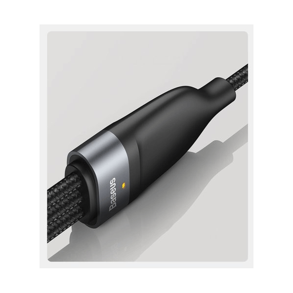 Baseus 3in1 USB - Lightning / USB Typ-C / Micro-USB - Ladekabel/Datenkabel Nylon geflochten - 5A, 480 Mbit/s, 40W, orange (1,2M)