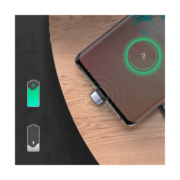 Ugreen Nylon geflochten Winkel USB Kabel - USB Typ C, 3A - für Gamer 1m grau Ugreen Nylon geflochten Winkel USB Kabel - USB Typ C, 3A - für Gamer 1m grau