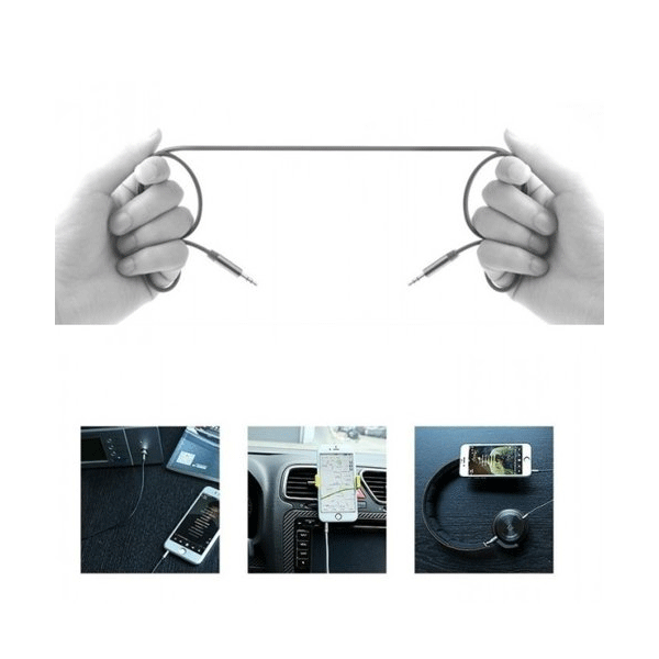 REMAX Aux Kabel 3,5mm Klinke weiss (2m)