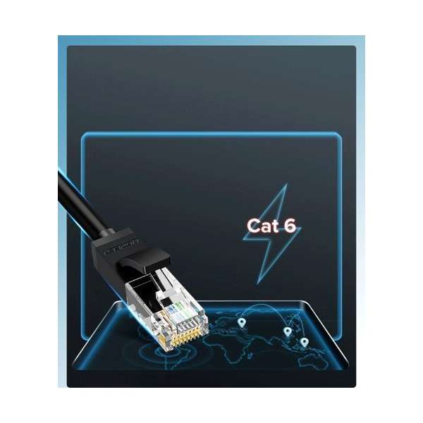 Ugreen Netzwerkkabel Ethernet-Patchkabel RJ45 Cat 6 UTP 1000 Mbit / s weiss ( 5 m)