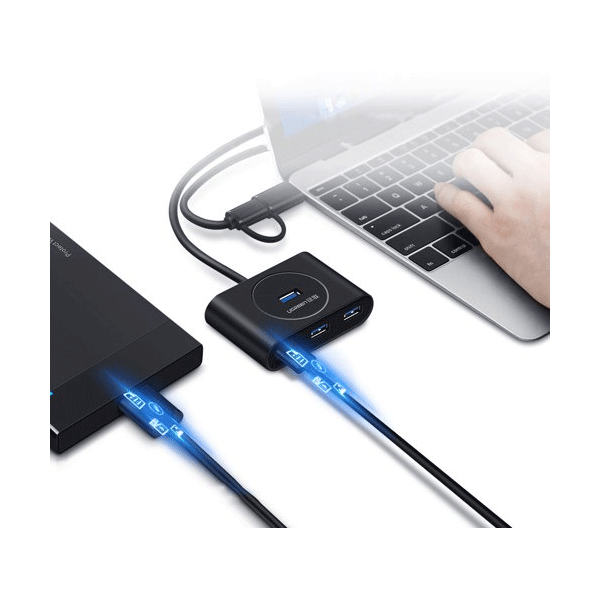 Ugreen HUB 4x USB 3.2 Gen 1 schwarz Ugreen HUB 4x USB 3.2 Gen 1 schwarz