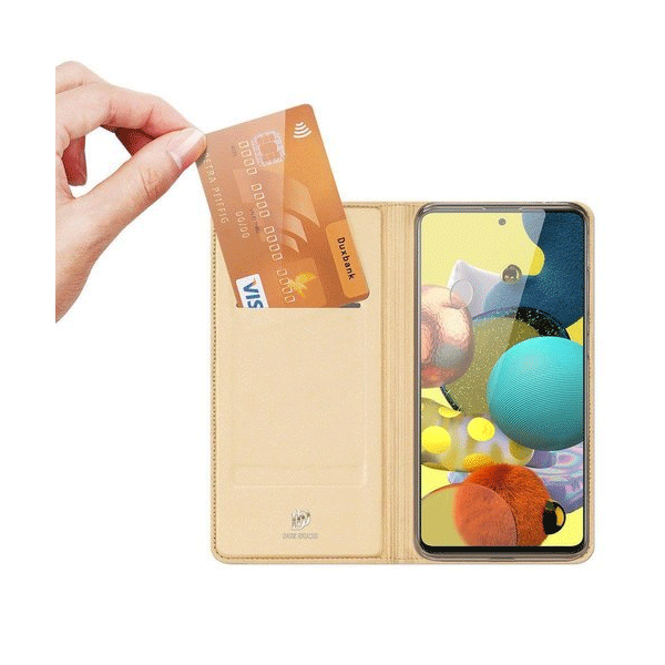 DUX DUCIS Skin Pro Flip Tasche für Samsung Galaxy S20 FE 5G / S20 Lite gold
